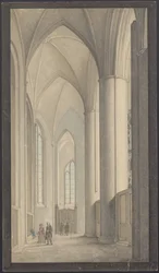 Interior of Lübeck Cathedral 1855